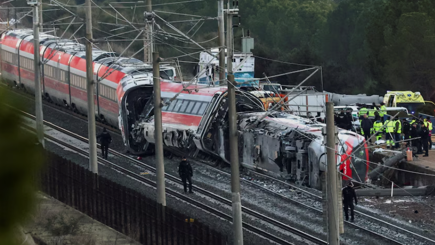 Ngeri, Dua Kereta Cepat Tabrakan di Spanyol, 39 Orang Tewas, 152 Terluka